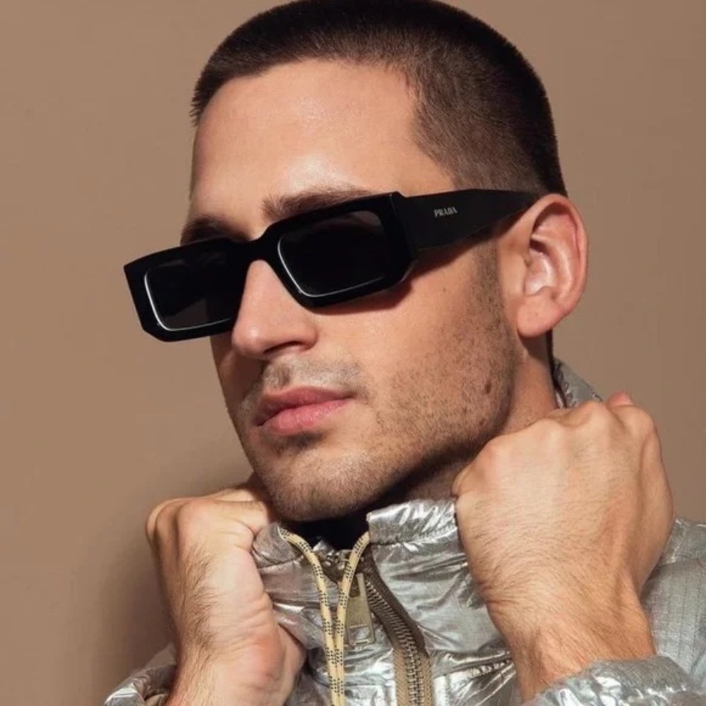 Prada PRADA SYMBOLE PR 06YS Black/Dark Grey 53/21/145 unisex Sunglasses